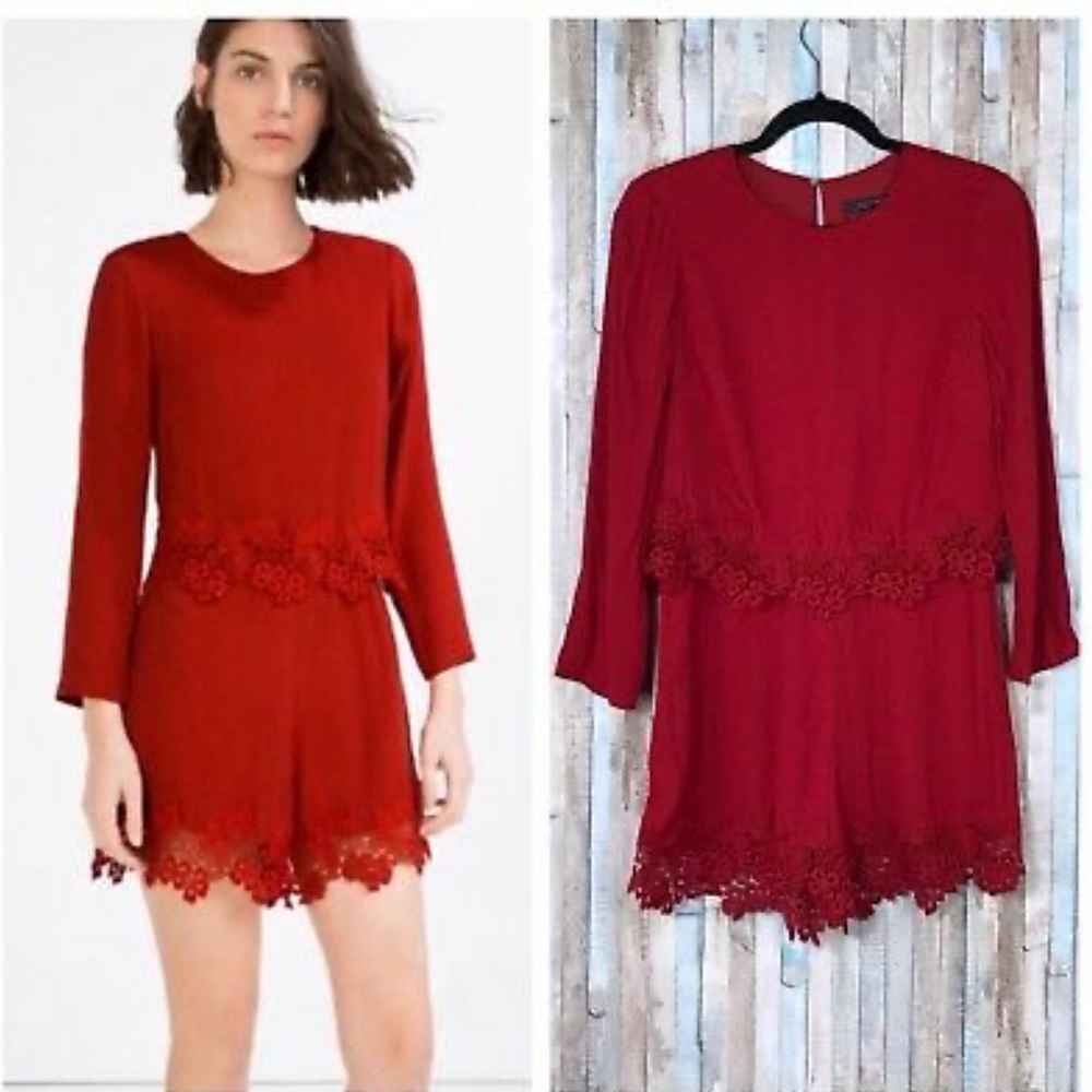 Zara Lace Romper